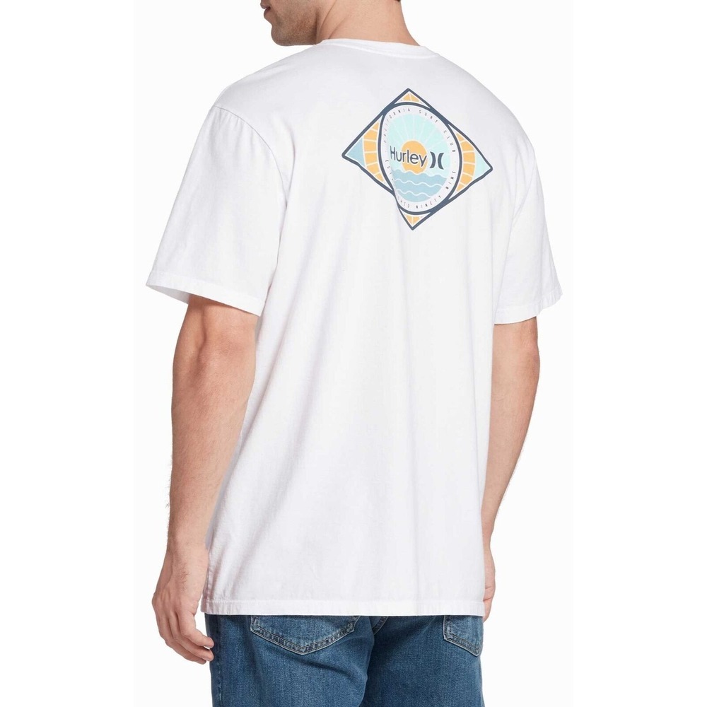 New Hurley Men's Out To Sea Graphic T-Shirt Medium NWT‎ Cali Surf Club